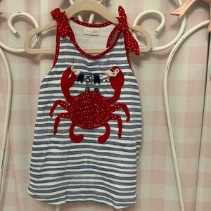 🦀 MudPie crab tank top - 5T 🦀